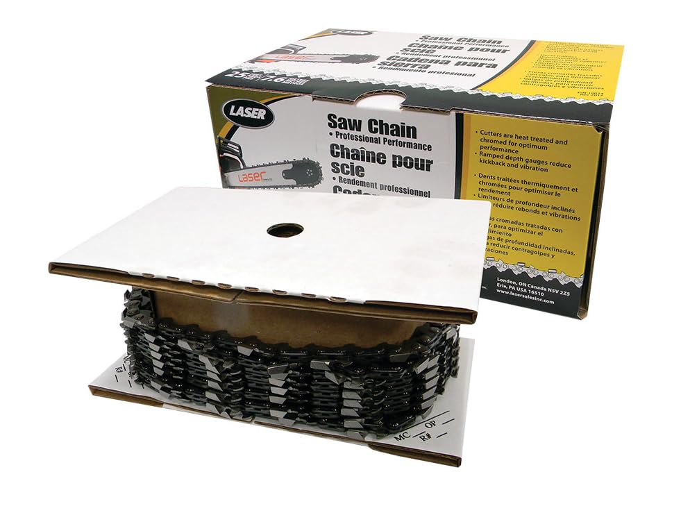 Amazon.com: Laser Full Chisel Chain 25' Reel 3/8
